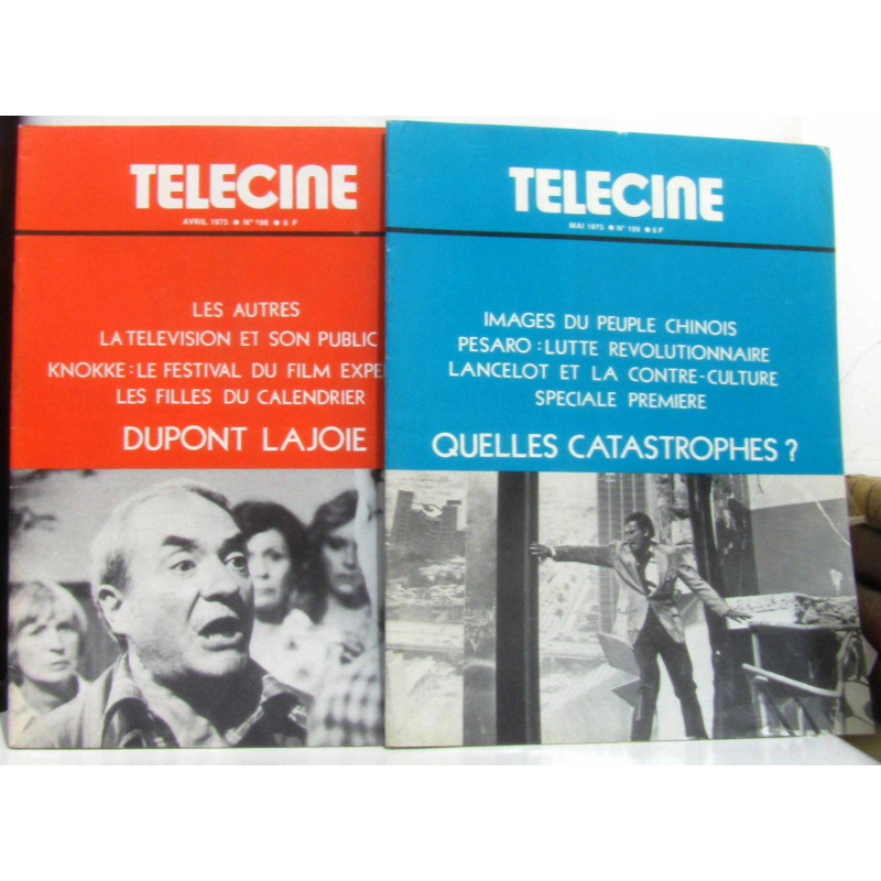 2 numéros de la revue Téléciné - n°198 - 199 (mai - juin1975)