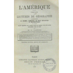 L'Amerique choix de lectures de geographie accompagne es de...