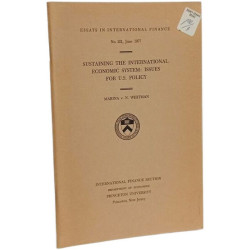 Sustaining the International Economic System: Issues for U.S....