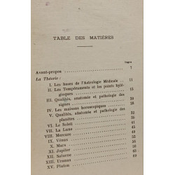 Manuel d'astrologie médicale