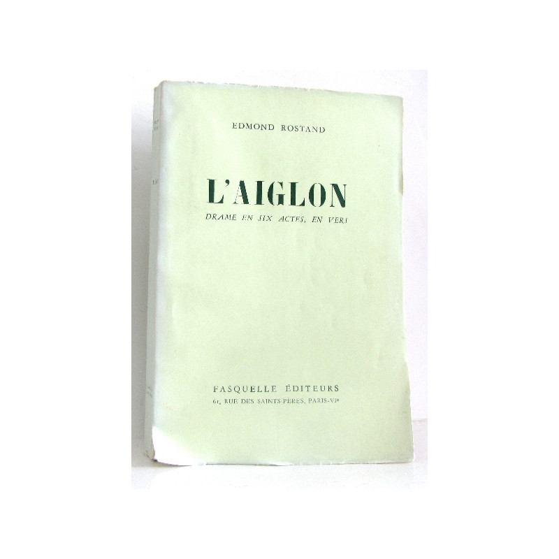 L'aiglon drame en six actes en vers