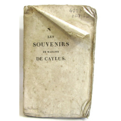 Les souvenirs de madame de Caylus