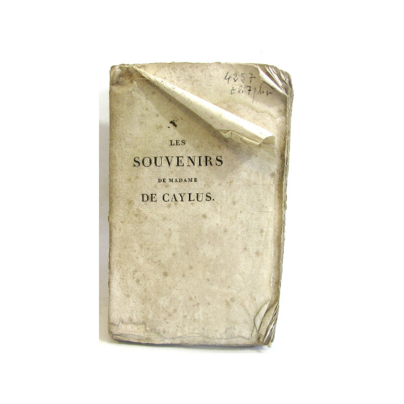 Les souvenirs de madame de Caylus