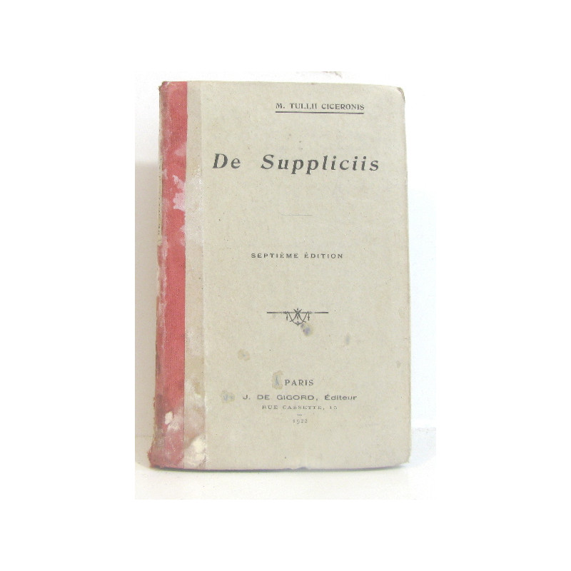 De suppliciis