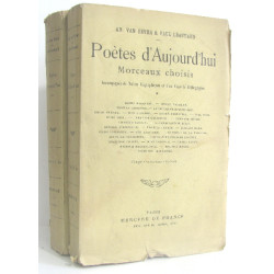 2 volumes, Poètes d'aujourd'hui morceaux choisis. accompagnés de...