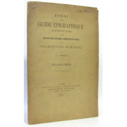 Essai de guide épigraphique élémentaire : pour reconnaître décrire...