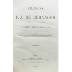 Chansons de P.J. de Béranger anciennes et posthumes nouvelle...