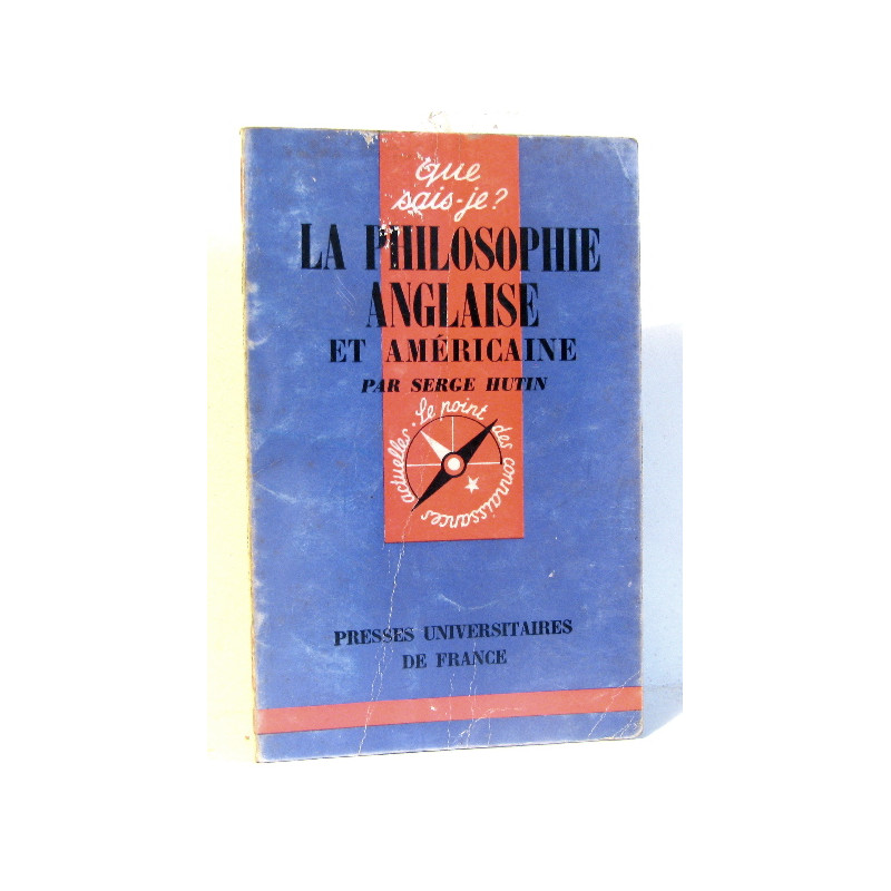 La philosophie anglaise et américaine