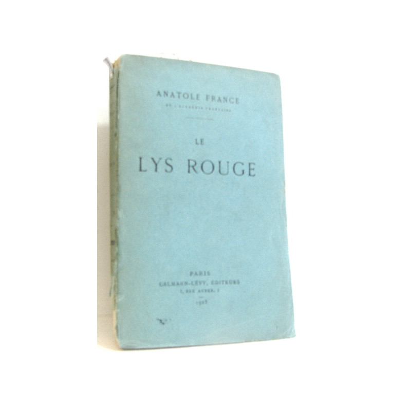 Le lys rouge