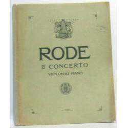 Concertos 8e concerto pour violon et piano (n°1-4-6-7-8)