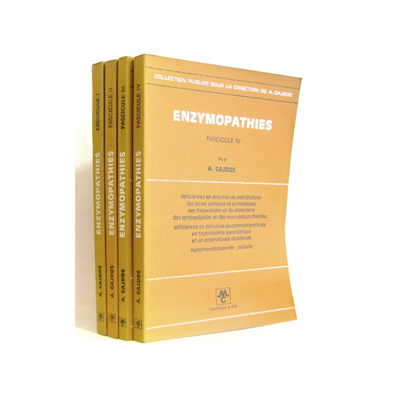 Enzymopathies 4 volumes ( Tome 1 2 3 4)