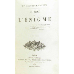 Le mot de l'énigme - tome II (tome deuxième)
