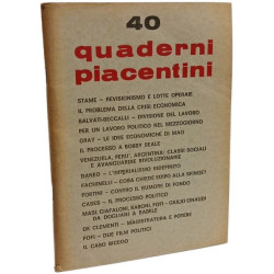 Quaderni piacentini n°39-40-41-42-43 --- 5 volumes édités entre...