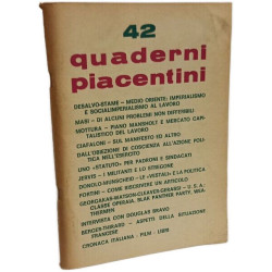 Quaderni piacentini n°39-40-41-42-43 --- 5 volumes édités entre...
