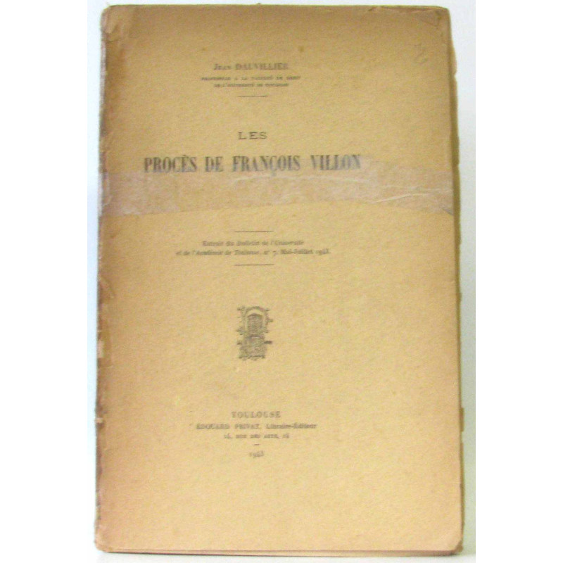 Les procès de François Villon