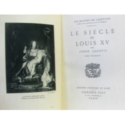 Le siècle de Louis XV (tome premier et second)