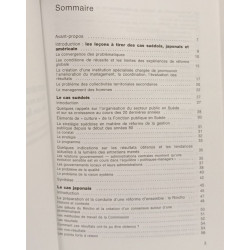 Comment reformer l'etat ? : trois pays trois strategies : suede...