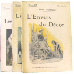 3 Romans de Paul Bourget de la collection select-collection:...
