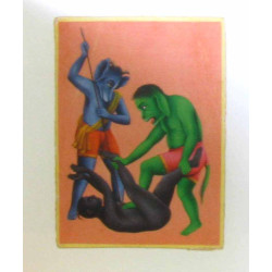 Chefs d'oeuvre de la miniature indienne : dieux tigres et amours...