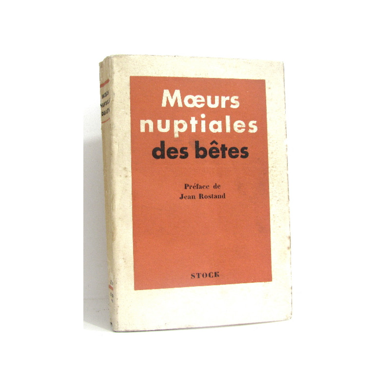 Moeurs nuptiales des bêtes