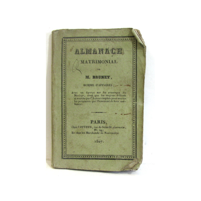 Almanach matrimonial