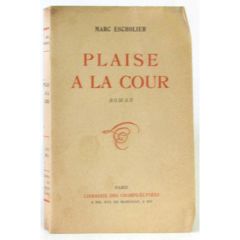 Plaise à la cour