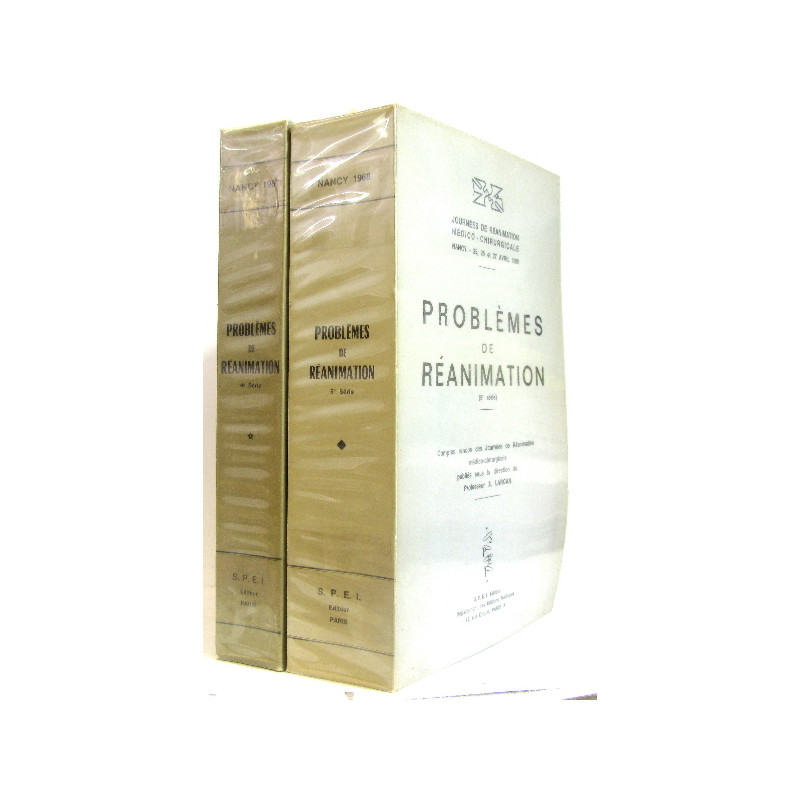 2 Volumes. Problèmes de réanimation. ( 4e et 5e série ) Comptes...