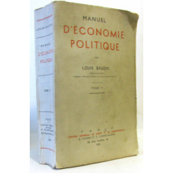 Manuel d'économie politique tome deuxième