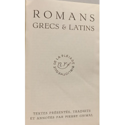 Romans grecs et latins