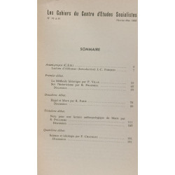Dialectique marxiste et pensée structurale (tables rondes à propos...