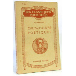 Chefs-d'oeuvre poétiques notice et notes par des Granges