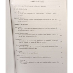 Communautes Religieuses Dans Le Monde Greco-Romain. Essais De...