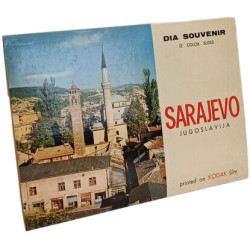 Sarajevo - Dia Souvenir 12 color slides - printed on KODAK film