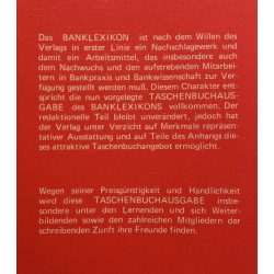 Gablers Kleines Banklexikon A-F + G-P + Q-Z --- 3 volumes