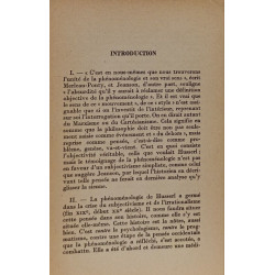La Phénoménologie