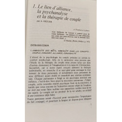 La thérapie psychanalytique du couple (Inconscient Cul)