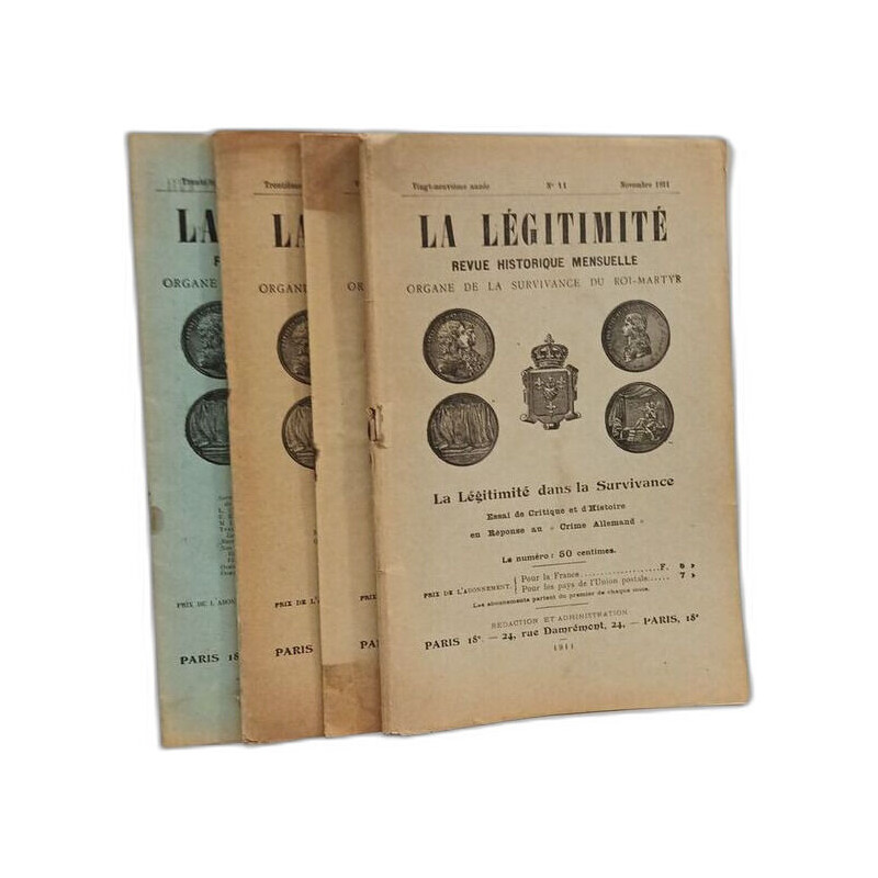 La légitimité - revue historique mensuelle organe de la survicance...