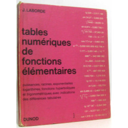 Tables numériques de fonctions élémentaires
