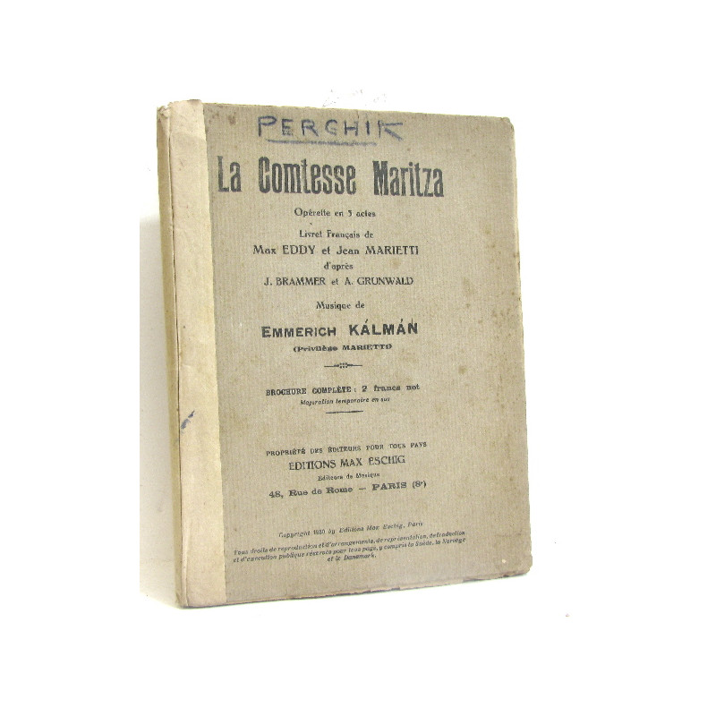 La comtesse Maritza