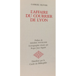 L'Affaire du courrier de Lyon