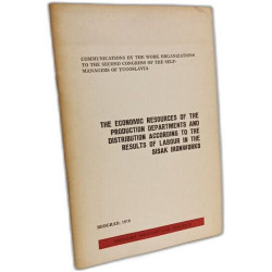 The economic resources of the production departments and...