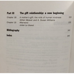 A Gift Relationship: From Human Blood to Social Policy