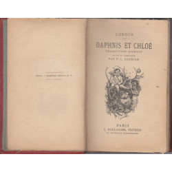 Daphnis et chloé. traduction d'Amyot