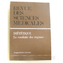 Revue des sciences médicales. Diététique la conduite des régimes....