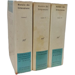 Histoire des littératures 1
