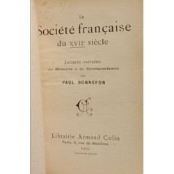 La Société française du XVIIe siècle