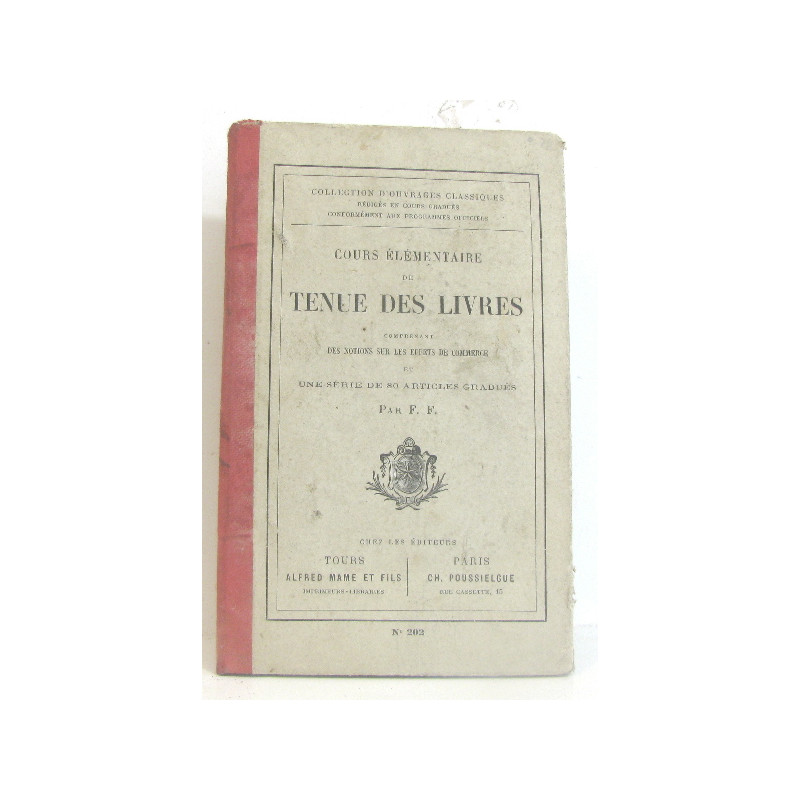 Cours élémentaire de tenue des livres n°202