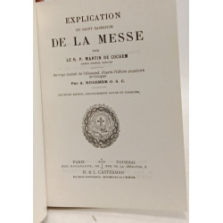 Explication du Saint-Sacrifice de la Messe