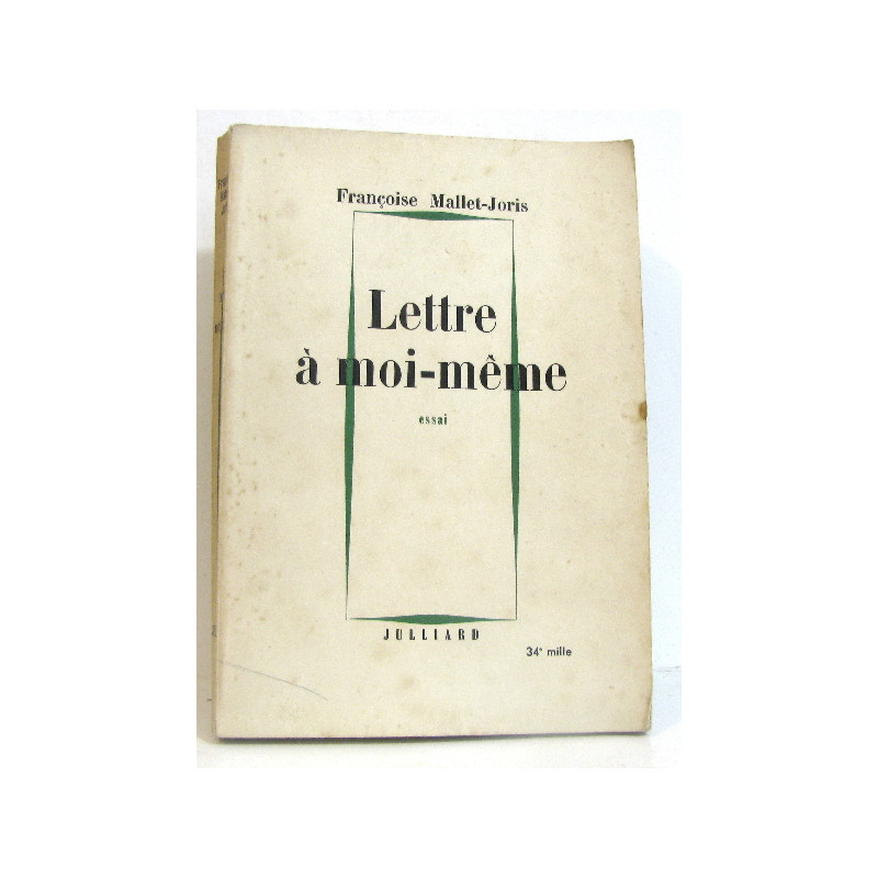 Lettre à moi-même