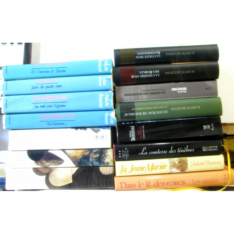 Lots de 15 romans (voir description)